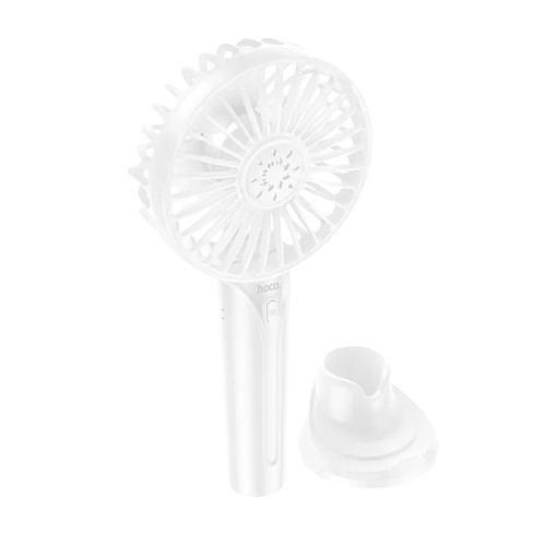 Hoco MMJ02 Hand Carry Mini Handheld Fan-White