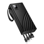 Hoco J155 20000mAh 22.5W Fast Charging Power Bank with Built-in Cables