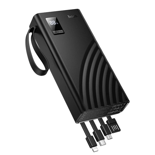 Hoco J155 20000mAh 22.5W Fast Charging Power Bank with Built-in Cables