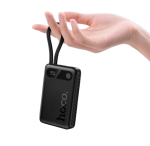 Hoco J171 22.5W 10000mAh Ultra-Thin Power Bank with 2 Built-in Cables - Image 2
