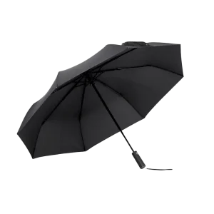 Operation: One-button automatic open & close
Canopy Material: 210T high-density water-repellent fabric
UV Protection: UV-resistant coating (UPF 40+/50+ class depending on retailer)
Frame: 8-rib fiberglass and aluminum alloy construction
Shaft: Reinforced steel shaft
Wind Resistance: Flexible frame designed to resist inversion in strong winds
Handle: Ergonomic anti-slip ABS handle
Safety: Anti-rebound closing mechanism with hidden umbrella tips
Suitable For: Rainy days, sunny weather, commuting, business trips, and travel
