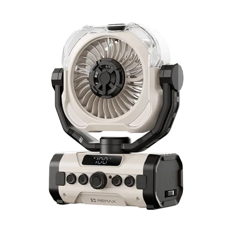 REMAX RS-ZF20 Outdoor Fan Spray Cooling Fan 20000mAh Battery for Camping and Travel REMAX RS-ZF20 Outdoor Fan Spray Cooling Fan 20000mAh Battery for Camping and Travel