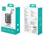 USAMS CD279 PB98 20000mAh 22.5W PD Power Bank with Digital Display