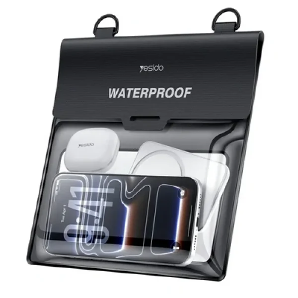 Yesido IPX8 Waterproof Crossbody Phone Pouch (WB66) - Black