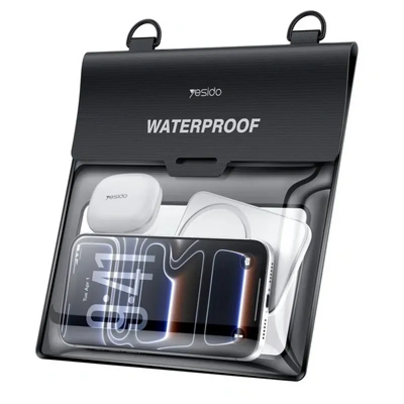 Yesido IPX8 Waterproof Crossbody Phone Pouch (WB66) - Black Yesido IPX8 Waterproof Crossbody Phone Pouch (WB66) - Black