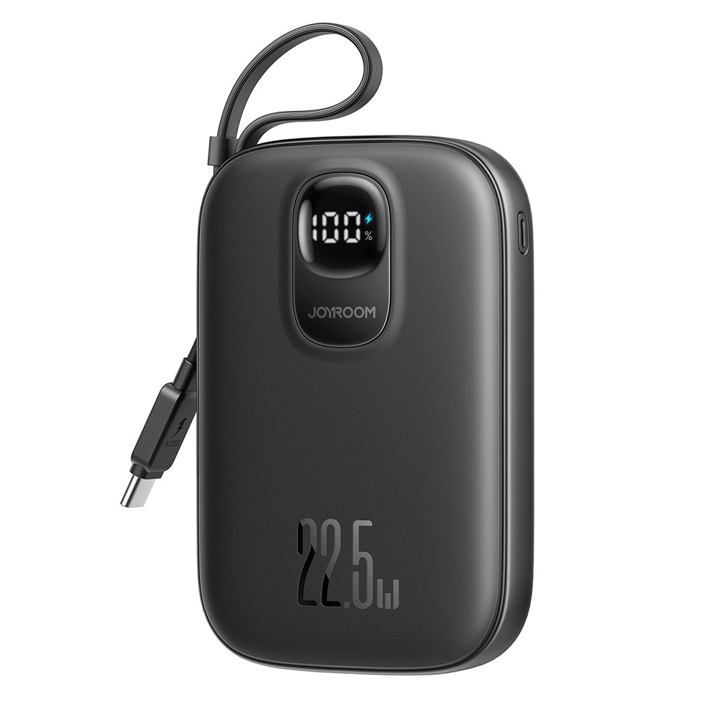 JOYROOM JR-PBF17 10000mAh Power Bank 22.5W Fast Charging Battery with Built-In Type-C Cable JOYROOM JR-PBF17 10000mAh Power Bank 22.5W Fast Charging Battery with Built-In Type-C Cable