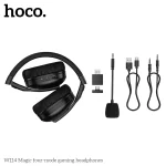 Hoco W114 Magic 4 Mode Gaming Headphone - Black