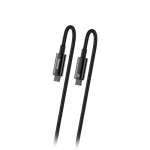 Baseus 240W Type-C to Type-C Tungsten Gold Super Cable 2M - Black - Image 2