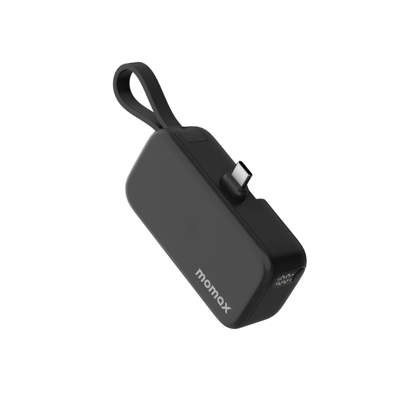 Momax 1-Power Mini 3-in-1 Power Bank 5000mAh built-in USB-C Power Bank (IP130) Momax 1-Power Mini 3-in-1 Power Bank 5000mAh built-in USB-C Power Bank (IP130)