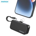 Momax 1-Power Mini 3-in-1 Power Bank 5000mAh built-in USB-C Power Bank (IP130) - Image 2