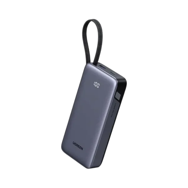 UGREEN PB536 45W 20000mAh Power Bank with Built-in Cable (55988)