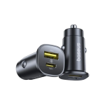 Baseus 30W Car Charger Dual Output Type-C PD & USB-A (BS-C15C1)